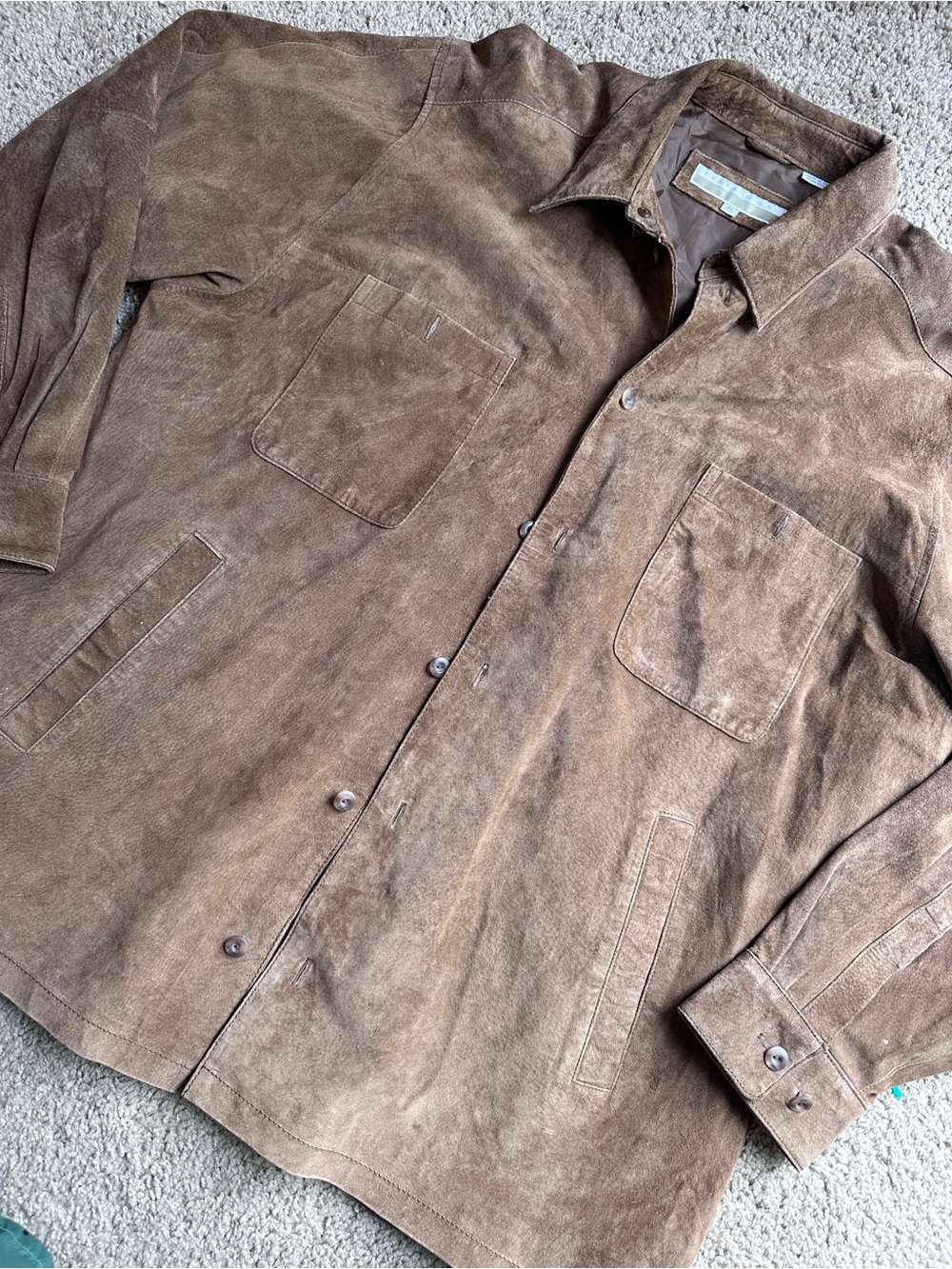 Vintage Perry Ellis Suede Jacket